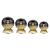 Elite Metallic Black Gold Football Trophy 165mm - view 2