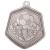 65mm Falcon Football Medal Silver - view 1