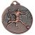 Bronze Shoot Football Medal 50mm - view 1