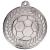 50mm Aviator Football Medal Silver - view 1