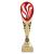 Supreme Plastic Cup Gold & Red 330mm - view 1