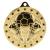 Boot & Ball Cascade Stars Gold Medal 50mm - view 1