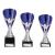 Rising Stars Premium Plastic Trophy Silver & Blue 200mm - view 2