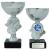 Silver Boot Ball Football Cup 130mm - view 2