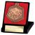 65mm Falcon Football Medal in Case Bronze - view 1