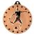 Footballer Cascade Stars Bronze Medal 70mm - view 1