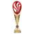 Supreme Plastic Cup Gold & Red 310mm - view 1