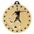 Footballer Cascade Stars Gold Medal 70mm - view 1