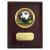 Wood Football Plaque 125mm - view 1
