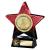 Red Superstar Football Trophy 140mm - view 1