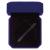 Velour 60mm Medal Box Blue 90x90mm - view 1