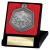 65mm Falcon Football Medal in Case Silver - view 1