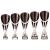 Rising Stars Deluxe Plastic Lazer Cup Silver & Black 295mm - view 2