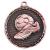 Power Boot Medal Antique Bronze 50mm - view 1