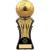 Strike Force Bright Gold Football Trophy 19cm - view 1