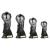 Firestorm Black Football Trophy 24cm - view 2
