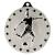 Footballer Cascade Stars Silver Medal 70mm - view 1