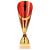 Rising Stars Deluxe Plastic Lazer Cup Gold & Red 325mm - view 1