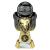 Gold Tournament Shield Boot Ball Trophy 170mm - view 1