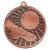Formation Football Iron Medal Antique Bronze 50mm - view 1