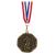 Antique Gold Footballer Medal & Ribbon 45mm - view 2
