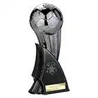 Firestorm Black Football Trophy 16cm
