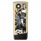 Gold Female Prime Football Trophy 190mm