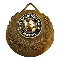 50mm Player of the Match Gold Medal