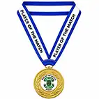 Blue Player Of The Match Ribbon 25mm