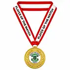 Red Player Of The Match Ribbon 25mm