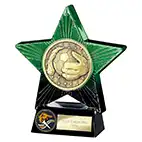 Green Superstar Goalkeeper Award 140mm