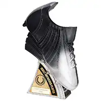 Power Boot Most Improved Player Black to Silver 230mm 