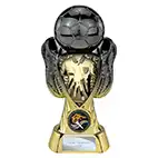 Gold Tournament Shield Boot Ball Trophy 170mm