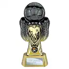 Gold Tournament Shield Boot Ball Trophy 280mm