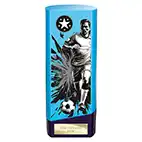 Blue Male Prime Football Trophy 190mm