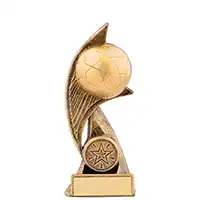 Aura Ball Trophy Gold 15cm