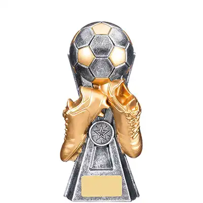 Gravity Boot and Ball Award Silver 22cm