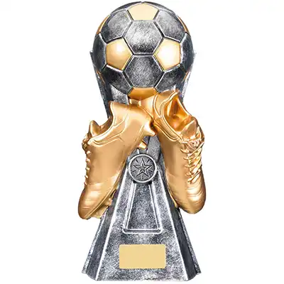 Gravity Boot and Ball Award Silver 30cm