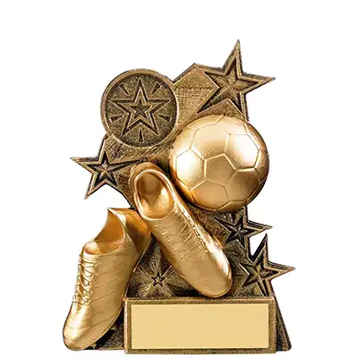 Astra Boot and Ball Award Gold 11cm