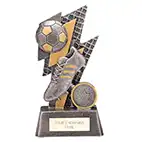 Strike Bolt Boot Ball Trophy 15cm