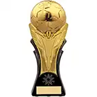 Victory Strike Gold Football Trophy 19cm