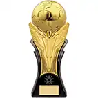 Victory Strike Gold Football Trophy 25cm