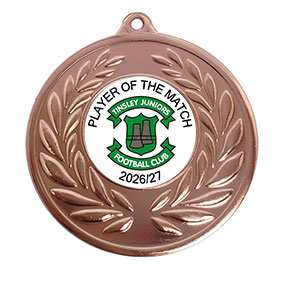 Club Player Of The Match Bronze Medal 50mm
