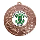 Club Player Of The Match Bronze Medal 50mm