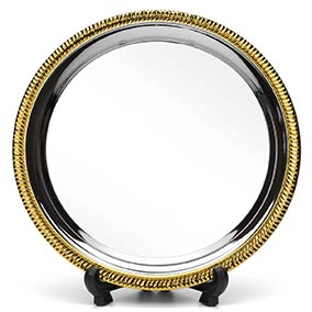 Silver Vortex Salver 255mm