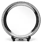 Premium Silver Salver 8 Inch