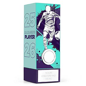 Teal Geo Male Manager's Player