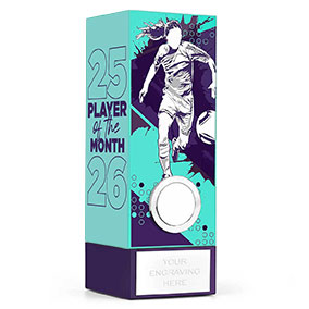 Teal Geo Female Player of the Month 17cm