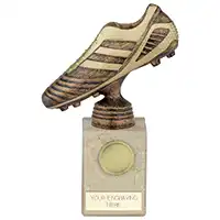 Striker Premium Football Boot Award Bronze & Gold 210mm