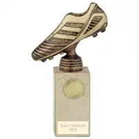 Striker Premium Football Boot Award Bronze & Gold 235mm